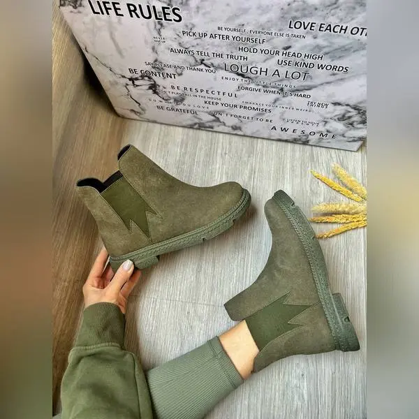 نیم‌بوت دوکش برگی _ 1298