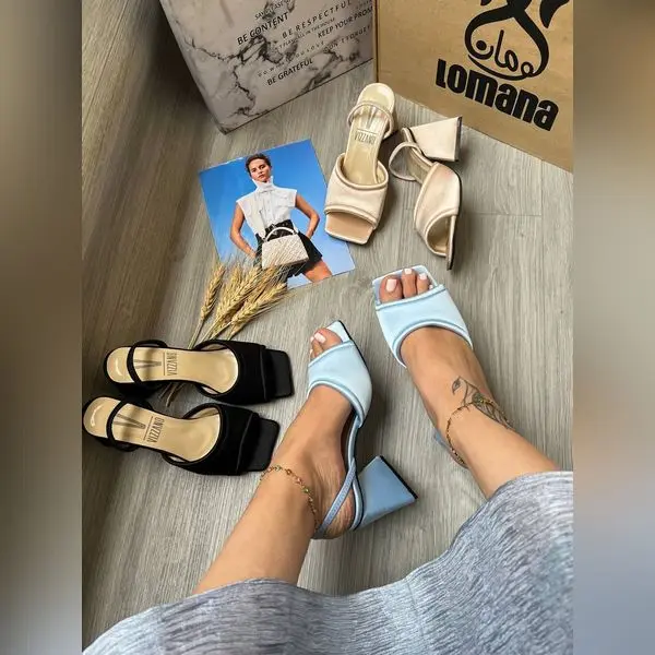 صندل پشت‌کش پاشنه ۷ سانت _ 1401