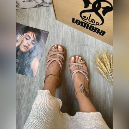 اسلیپر ضربدری ۲ بند نگینی _ 1406 - Image 3