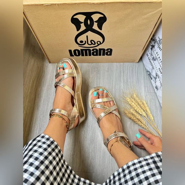 صندل لژدار ورنی سنگی _ 1445 - Image 2