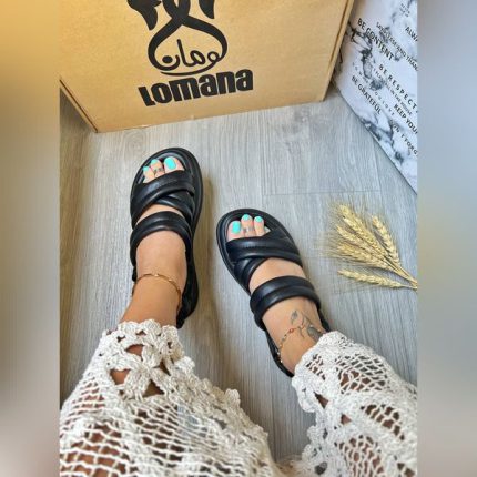 صندل ضربدری پفکی پشتکش _ 1455 - Image 3