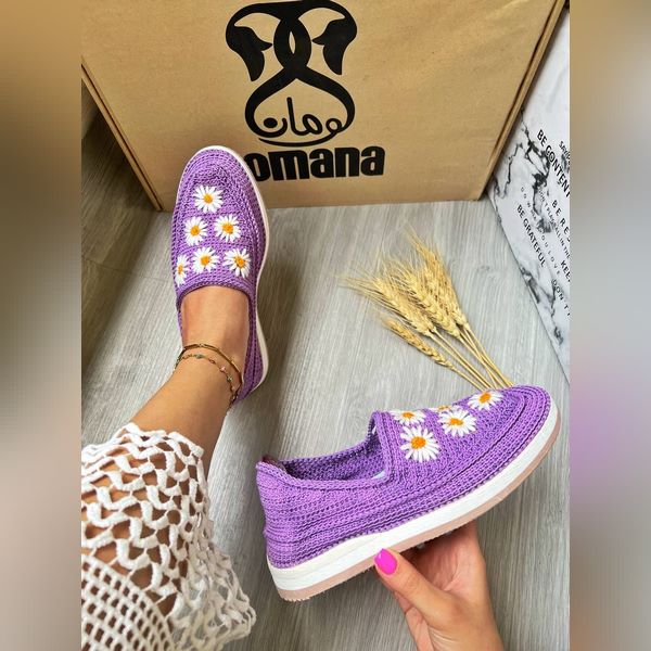 ونس گیوه ای گلسفید _ 1477 - Image 2