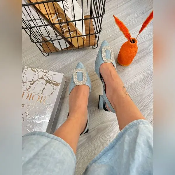 پاشنه جین نگینی _ 1525
