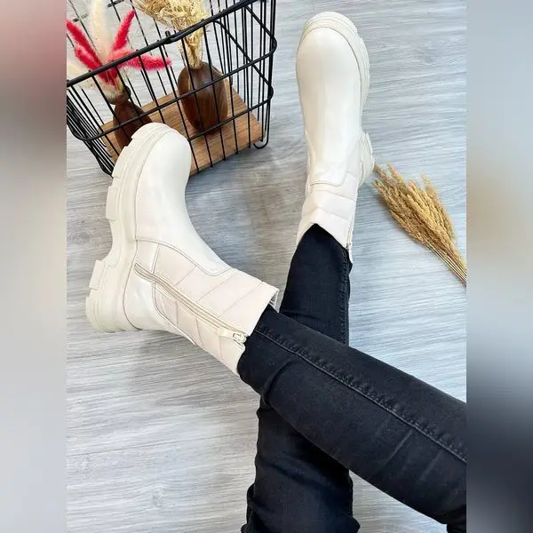 بوت بغل‌ کاپشنی H - کد 1620
