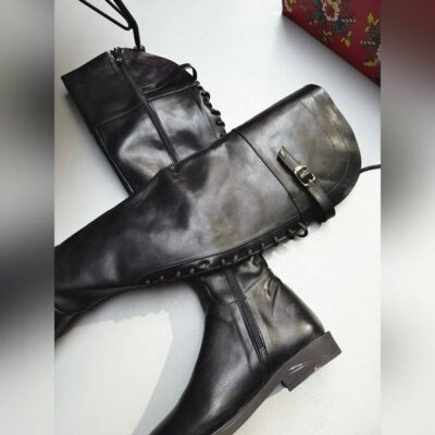 بوت بالای زانو پشتبندی - کد 1647 - Image 4