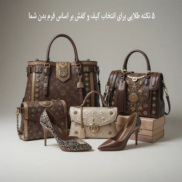 5 نکته طلایی برای انتخاب کیف و کفش بر اساس فرم بدن شما