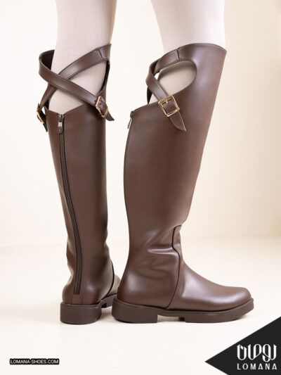 بوت بلند پشت ضربدری لومانا - کد 2464