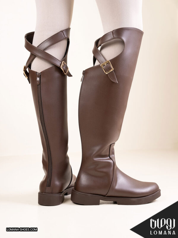 بوت بلند پشت ضربدری لومانا - کد 2464