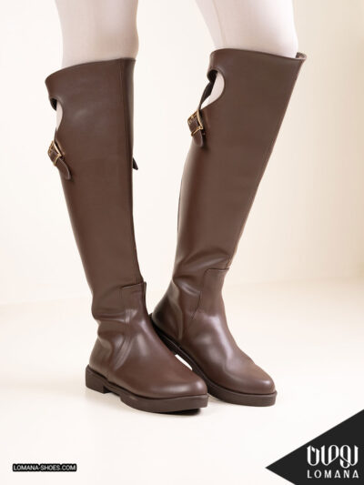 بوت بلند پشت ضربدری لومانا - کد 2464