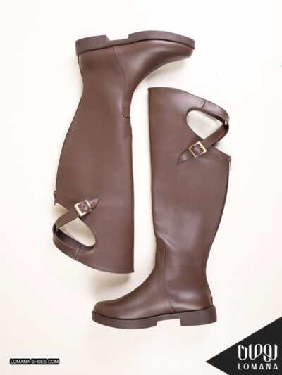 بوت بلند پشت ضربدری لومانا - کد 2464