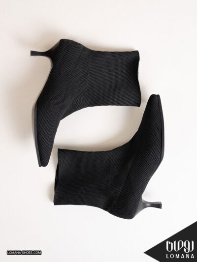 نیم بوت پاشنه بافتی کشی لومانا - کد 2518