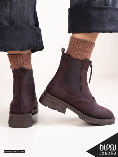 بوت وارداتی جلو زیپ لومانا - کد 2519