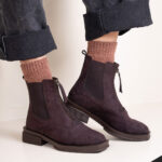 بوت وارداتی جلو زیپ لومانا - کد 2519