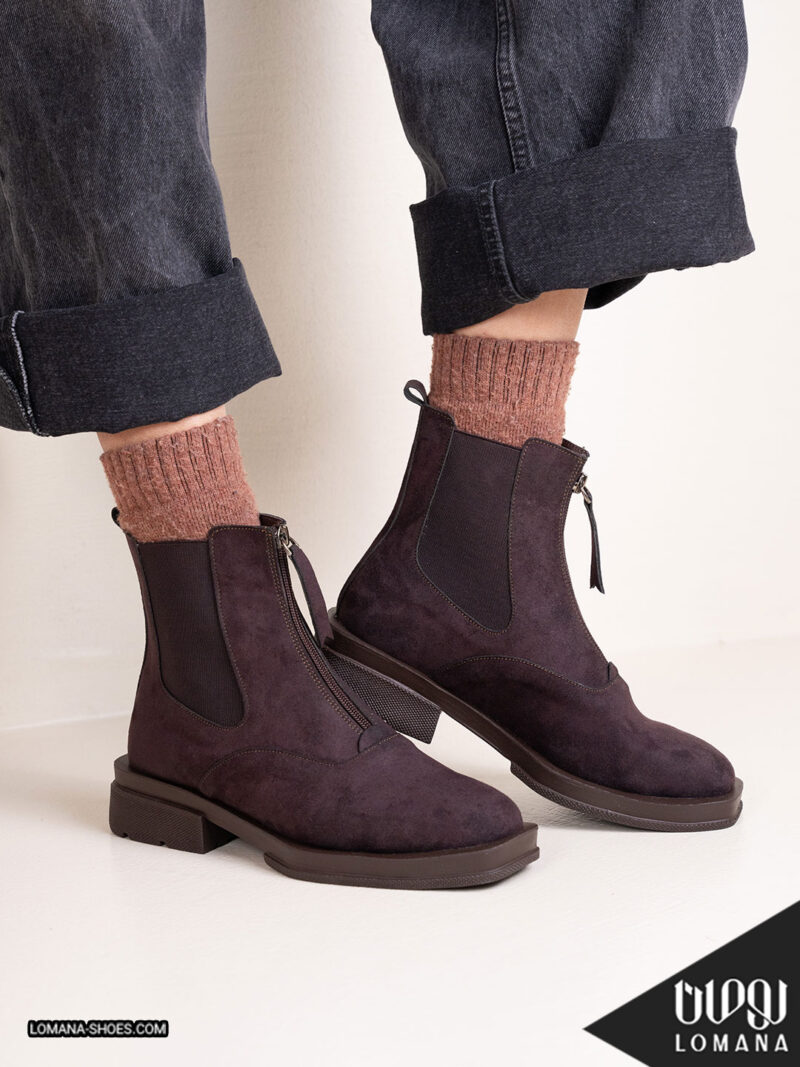 بوت وارداتی جلو زیپ لومانا - کد 2519