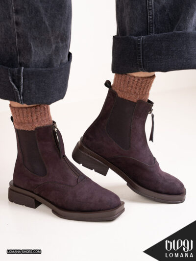 بوت وارداتی جلو زیپ لومانا - کد 2519
