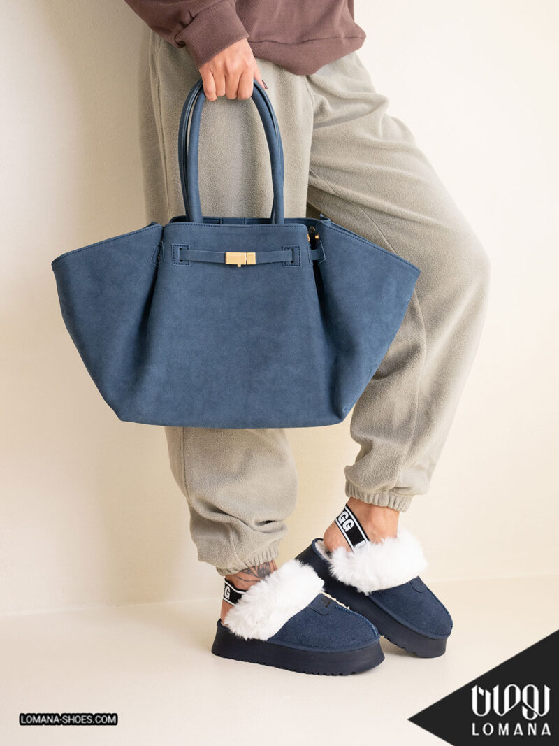 ست کیف مهدیس جلوقفلی و نیم بوت آگ پشت کش لومانا - کد 2587