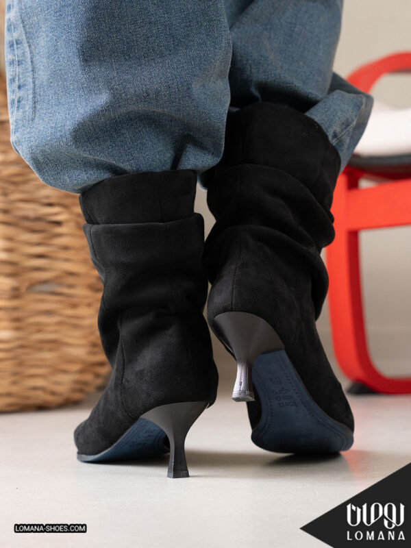 بوت پاشنه وارداتی چروک لومانا - کد 2575