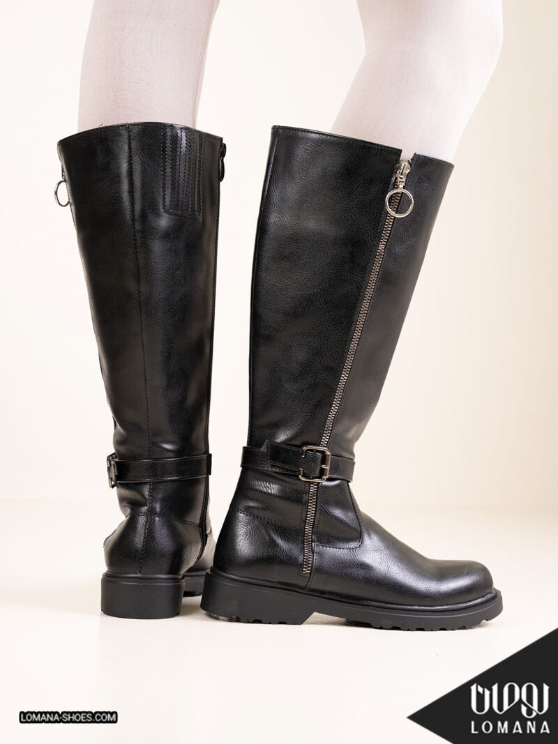 بوت بلند دوزیپ لومانا - کد 2612