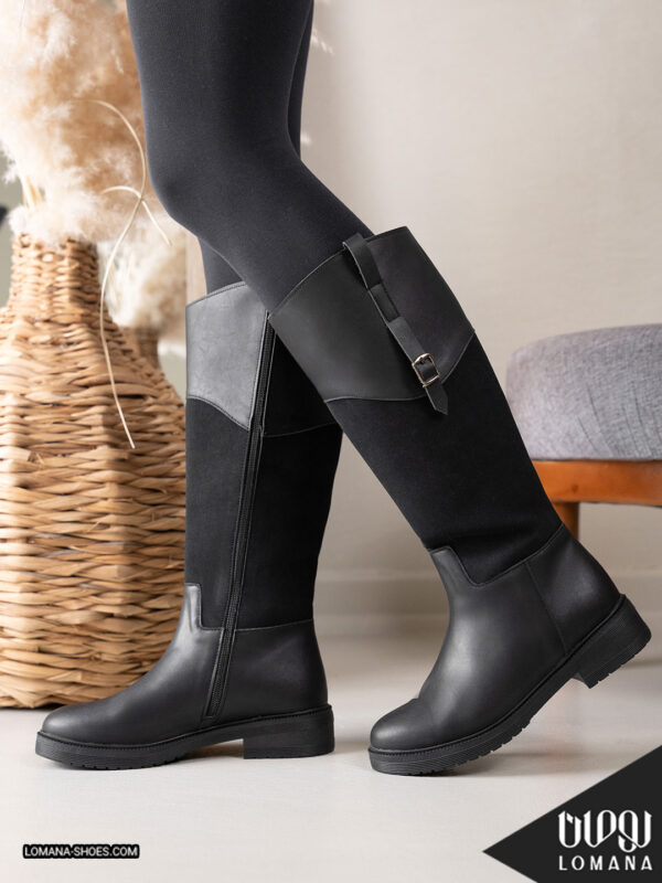 بوت بلند ترکیبی لومانا - کد 2628
