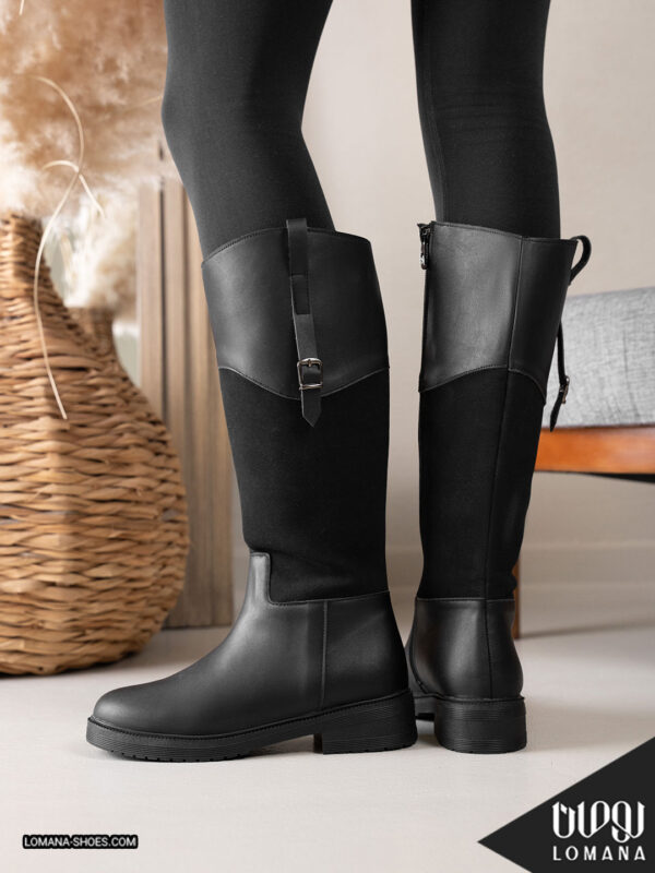 بوت بلند ترکیبی لومانا - کد 2628
