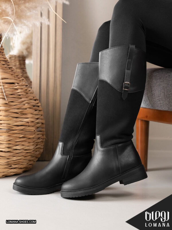 بوت بلند ترکیبی لومانا - کد 2628