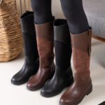 بوت بلند ترکیبی لومانا - کد 2628