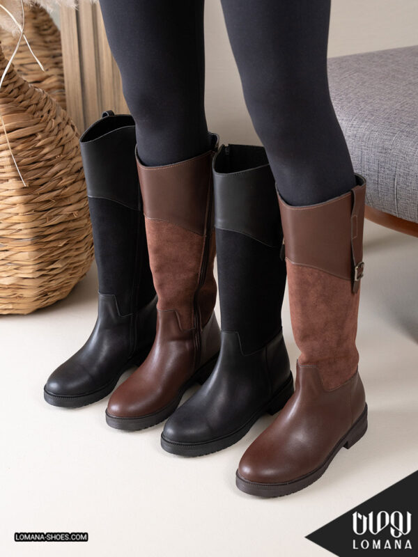 بوت بلند ترکیبی لومانا - کد 2628