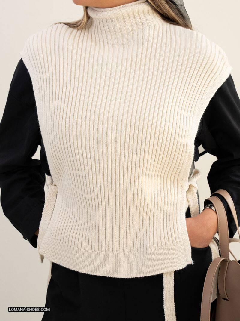 وست بافت یقه اسکی - کد 2602