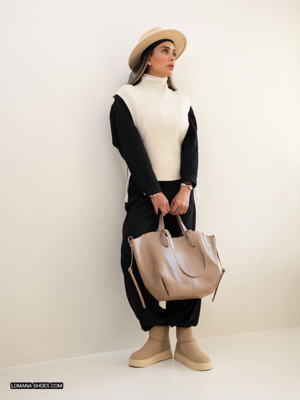 وست بافت یقه اسکی - کد 2602