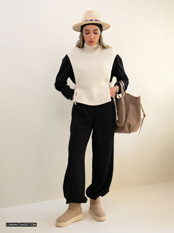 وست بافت یقه اسکی - کد 2602