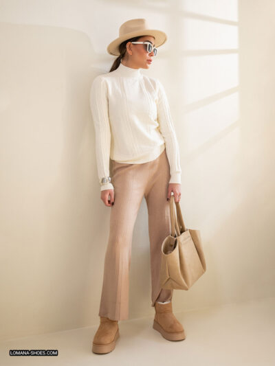 شلوار بافت - کد 2604