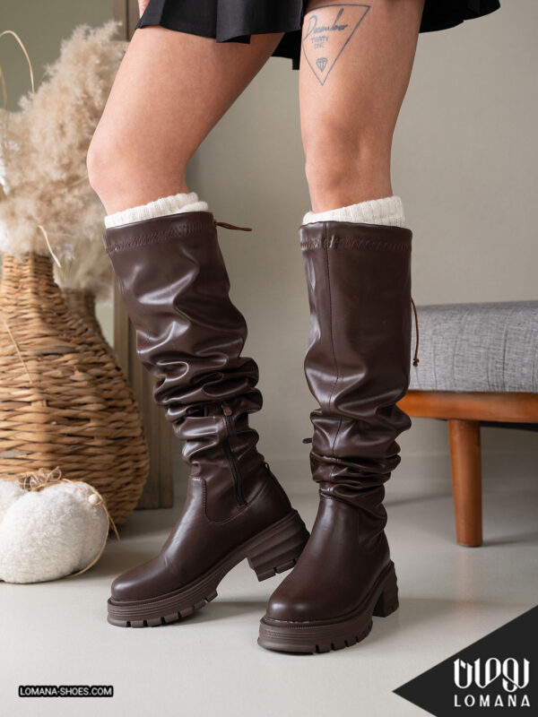 بوت بالای زانو تابان لومانا - کد 2623
