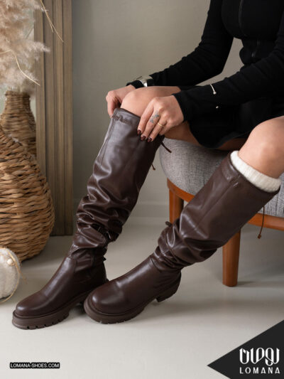 بوت بالای زانو تابان لومانا - کد 2623