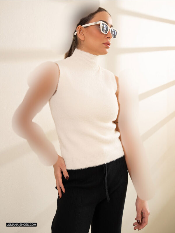 تاپ بافت یقه اسکی - کد 2607