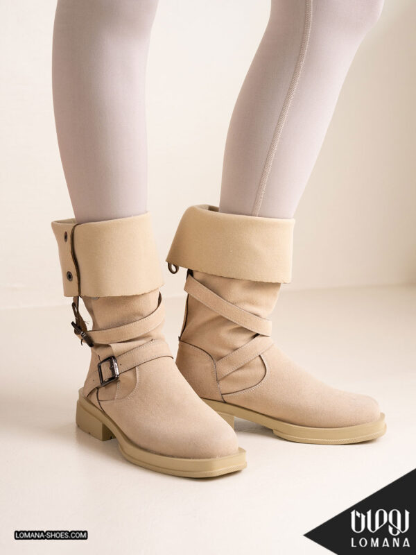 بوت بلند دکمه ای لومانا - کد 2664