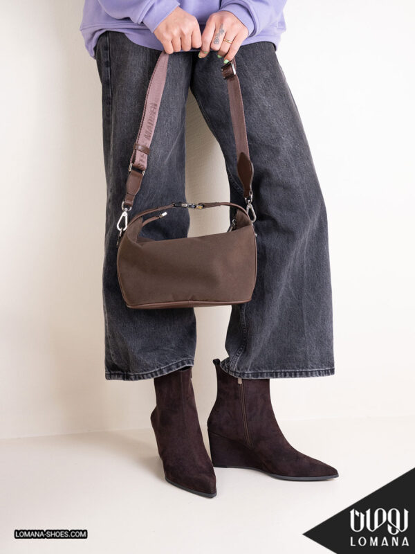 ست کیف اشبالت بالاسگک و بوت وارداتی لژدار تونلی لومانا - کد 2651