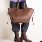 ست کیف لامیا و بوت پاشنه بغل کش آدنا لومانا - کد 2648