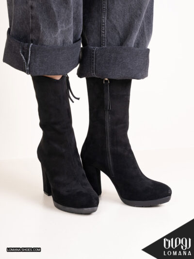 بوت پاشنه وارداتی شیدا لومانا - کد 2656