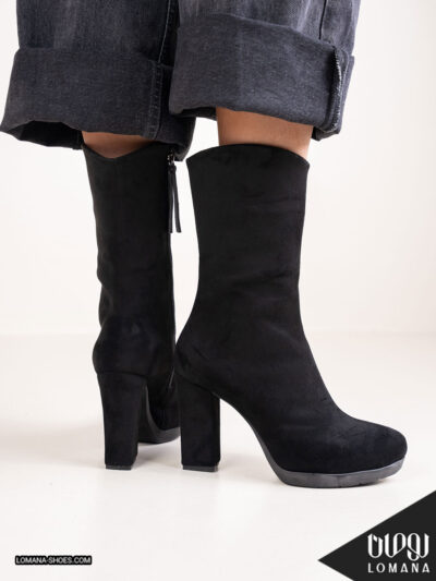 بوت پاشنه وارداتی شیدا لومانا - کد 2656