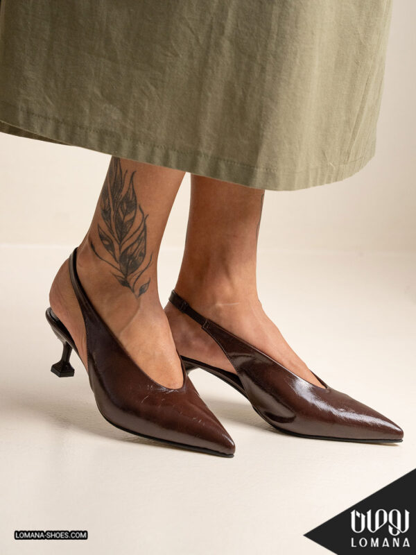 کفش پاشنه لاله لومانا - کد 2698