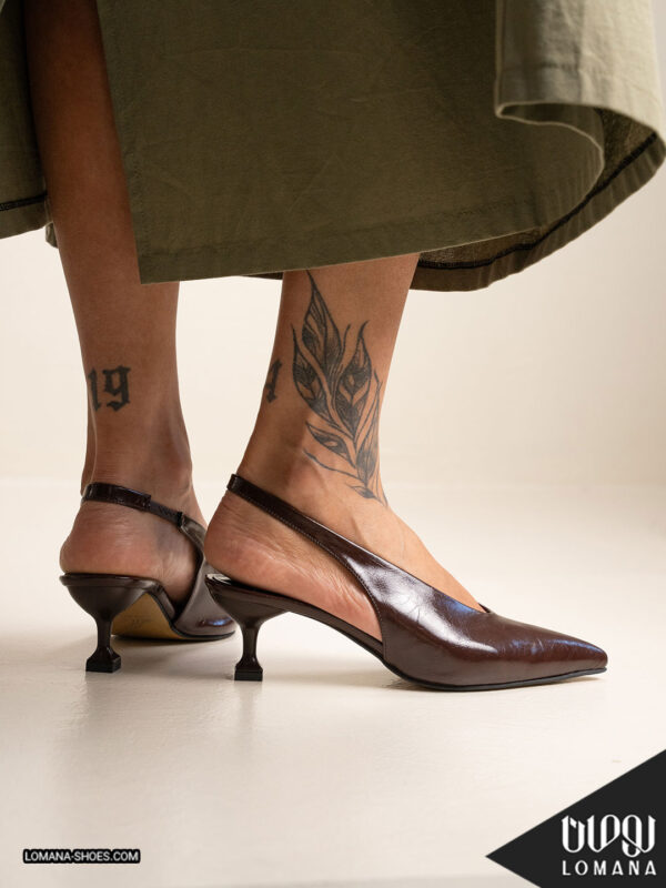 کفش پاشنه لاله لومانا - کد 2698