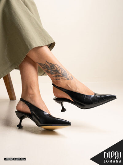 کفش پاشنه لاله لومانا - کد 2698