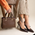 ست کیف چهار یراق سریر و پاشنه پرچی لومانا - کد 2785