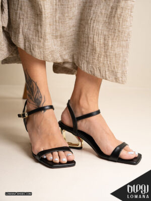 صندل پاشنه وارداتی دی اند جی لومانا - کد 2786