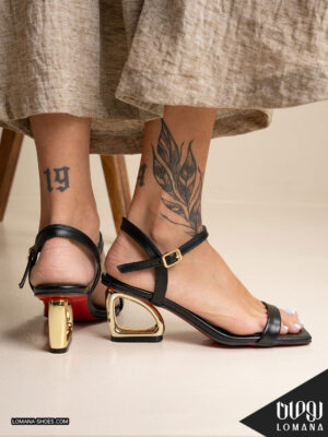 صندل پاشنه وارداتی دی اند جی لومانا - کد 2786