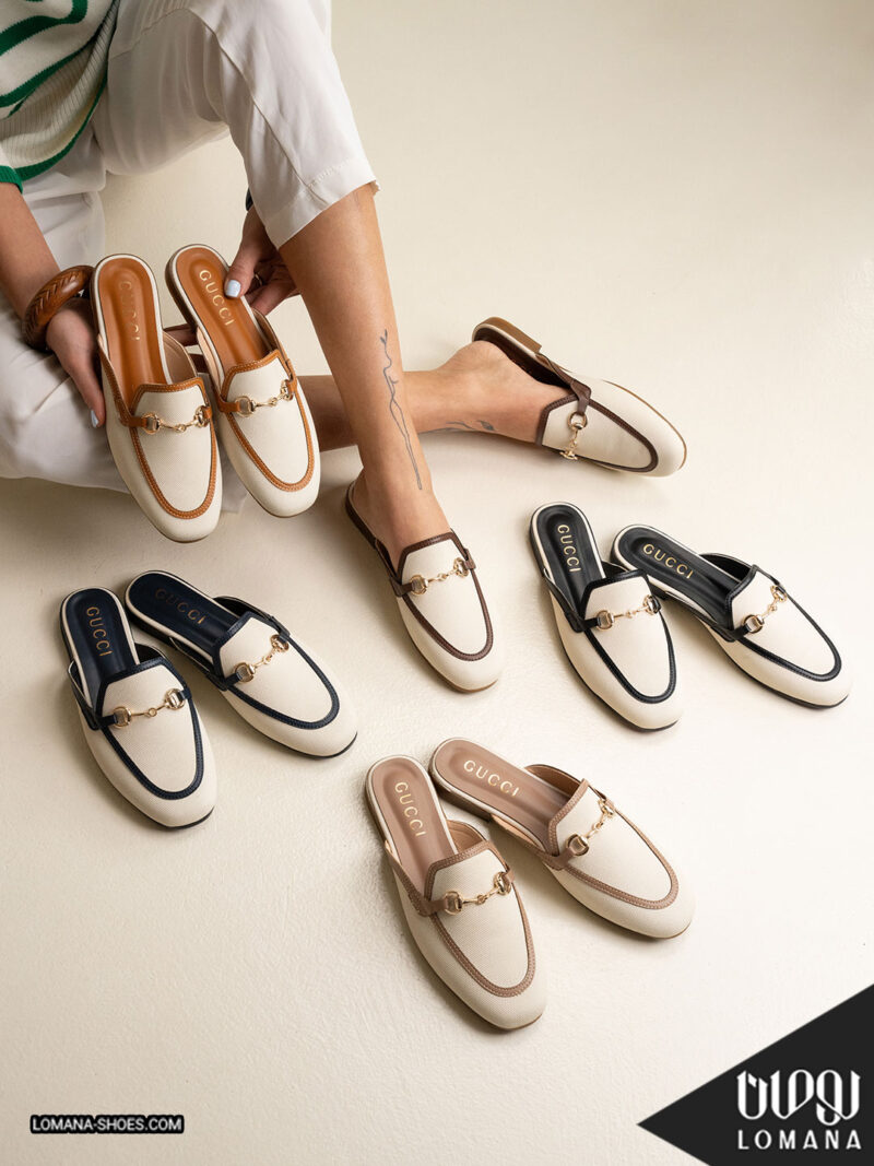 اسلیپر وارداتی جلوبسته گوچی لومانا - کد 2725