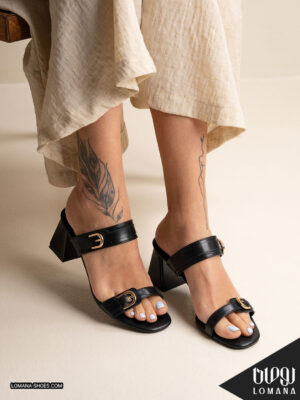 صندل پاشنه دوسگک لومانا - کد 2737