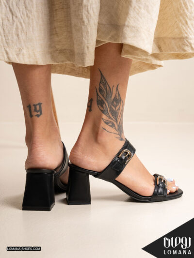 صندل پاشنه دوسگک لومانا - کد 2737