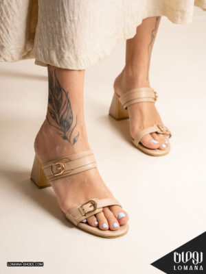 صندل پاشنه دوسگک لومانا - کد 2737