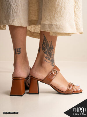 صندل پاشنه دوسگک لومانا - کد 2737